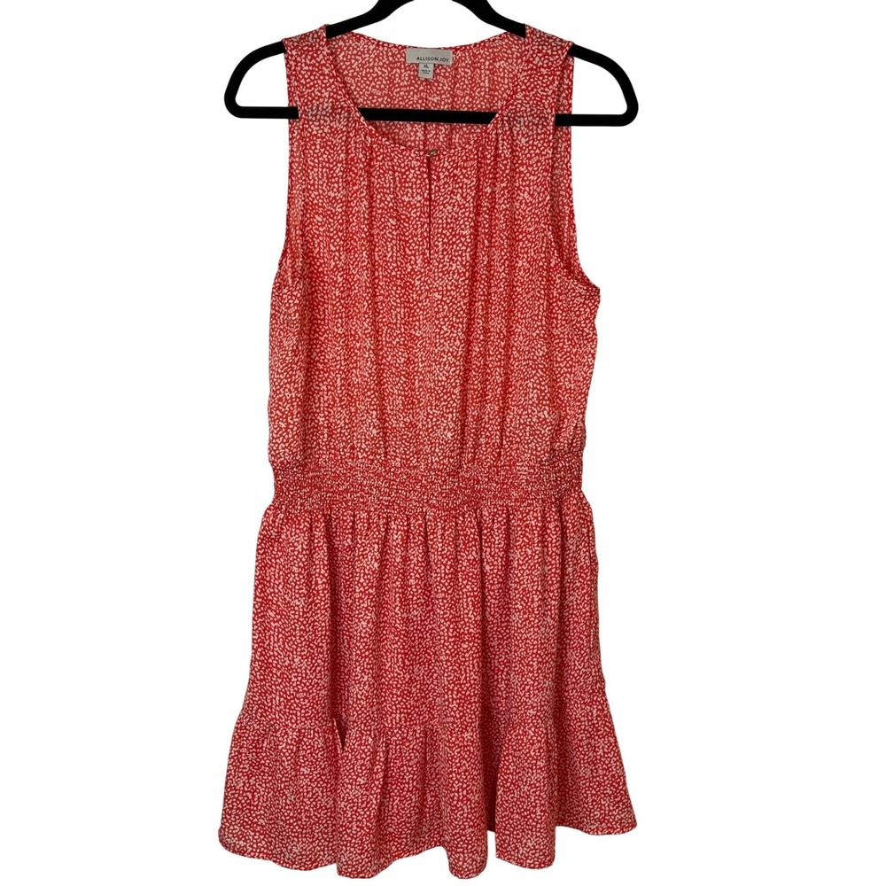 Allison Joy Evereve Dress‎ Halter Coral Preppy Modest Summer Wedding Vacation